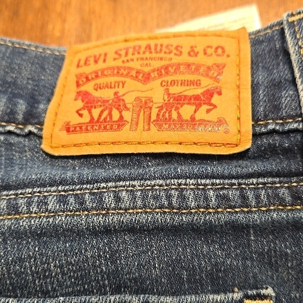 LEVI'S 515 Bootcut Dark Wash Jeans Womens Size 12 - Picture 7 of 8
